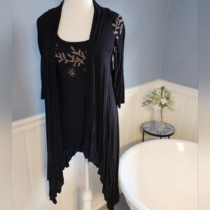 Testimony 2pc Set Top&Vest